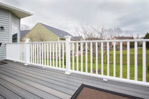 new deck and siding - external renovation