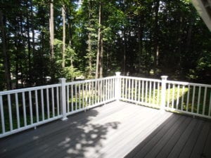 new deck and deck rails
