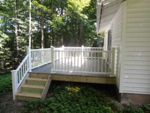 new deck and deck rails