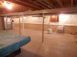 renovated basement