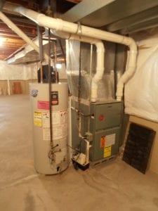 new water heater and air exhanger