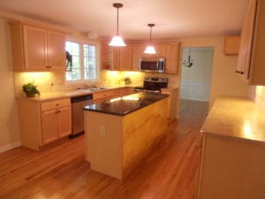 kitchen renovation for a home flip - after photos