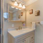 upgraded bathroom sink and vanity